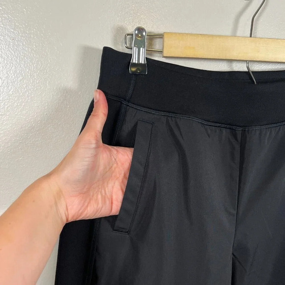 Athleta Get Set Hybrid Jogger Pants Size Small Black Athletic Travel Athleisure - Picture 7 of 15
